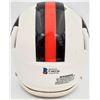 Image 2 : Chad Johnson OchoCinco Autographed Oregon State Beavers Speed Mini Helmet Beckett