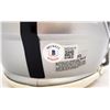 Image 2 : Marcus Allen Autographed Los Angeles Raiders Gray Speed Mini Helmet Beckett