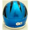 Image 2 : Christian McCaffrey Autographed Carolina Panthers Flash Blue Speed Mini Helmet Beckett