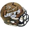 Image 1 : Zach Wilson Autographed New York Jets Camo Speed Mini Helmet Beckett