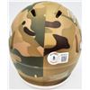 Image 2 : Zach Wilson Autographed New York Jets Camo Speed Mini Helmet Beckett