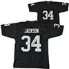 Image 1 : Oakland Raiders Bo Jackson Autographed Black Jersey Beckett