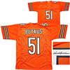 Image 1 : Chicago Bears Dick Butkus Autographed Orange Jersey Beckett