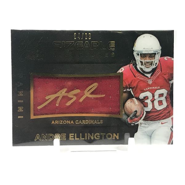 2014 PANINI BLACK GOLD NO.SS-AE ANDRE ELLINGTON PATCH AUT 04/99