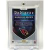 Image 2 : 2022 PANINI ORIGINS NO.PED-6 MARQUISE BROWN PEDIGREE