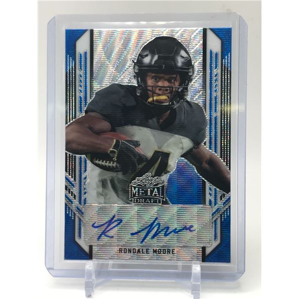 2021 LEAF METAL DRAFT NO.PA-RM1 RONDALE MOORE AUTO 9/30