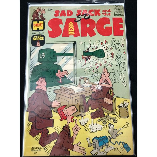 HARVEY COMICS NO.67 SAD SACK AND THE SARGE