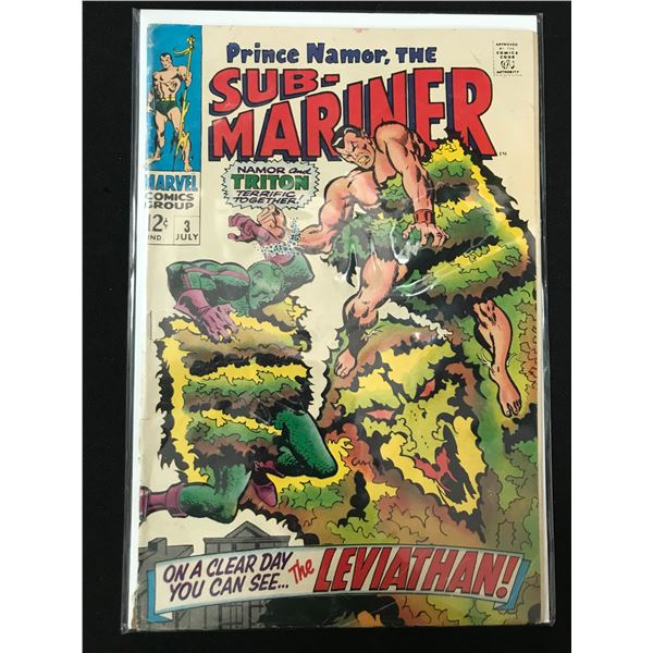 MARVEL COMICS NO.3 PRINCE NAMOR, THE SUB-MARINER