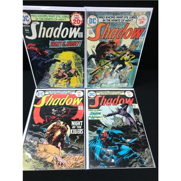 LOT OF 4 THE  SHADOW COMICS (DC COMICS)