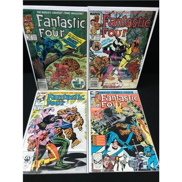 LOT OF 4 FANTASTIC FOUR COMICS (MARVEL COMICS)