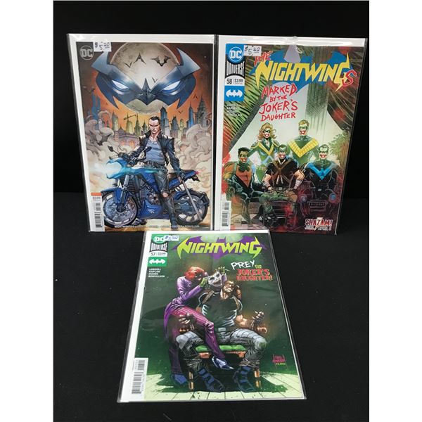 LOT OF 3 NIGHTWING COMICS (DC COMICS)