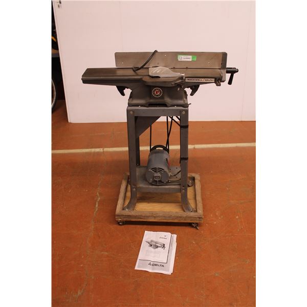 *Rockwell Delta 4" Jointer on Wheeled Stand (Working)