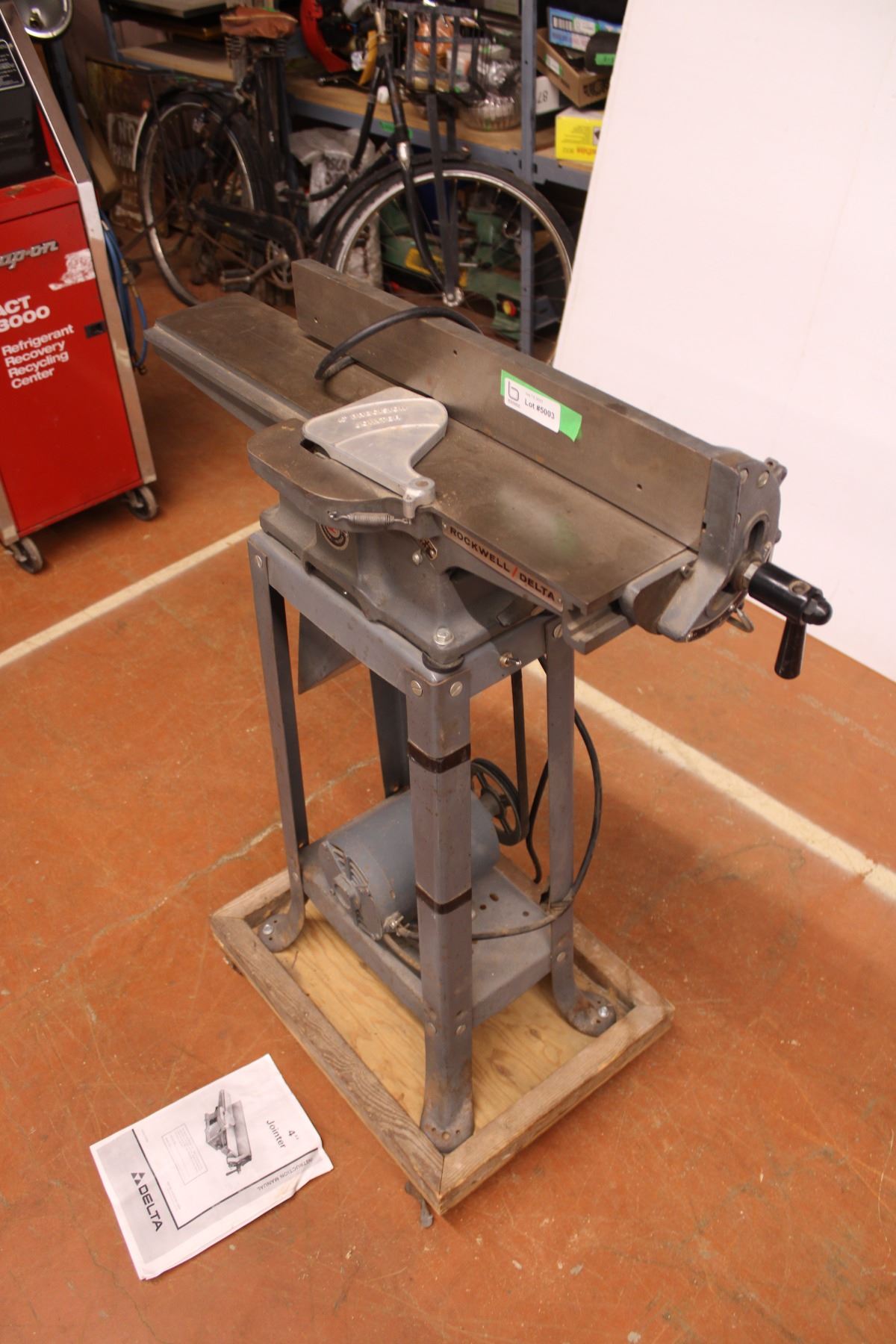 *Rockwell Delta 4" Jointer on Wheeled Stand (Working) Bodnarus