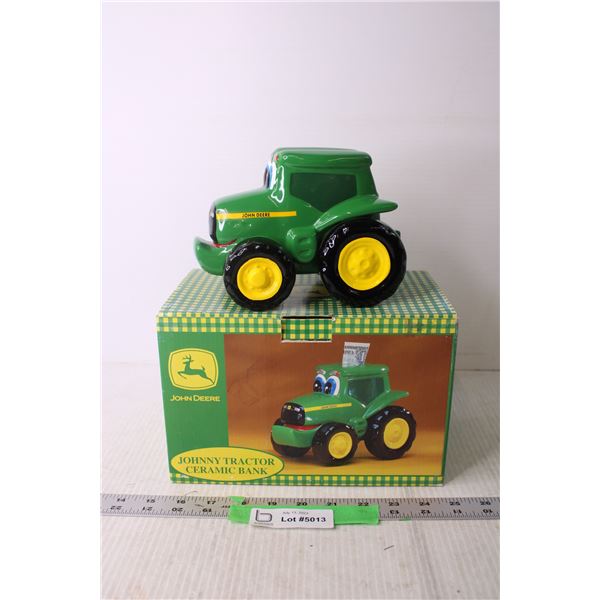 John Deere Johnny Tractor Ceramic Bank (NIB)