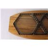 Image 2 : Wood and Glass Divided Serving Tray