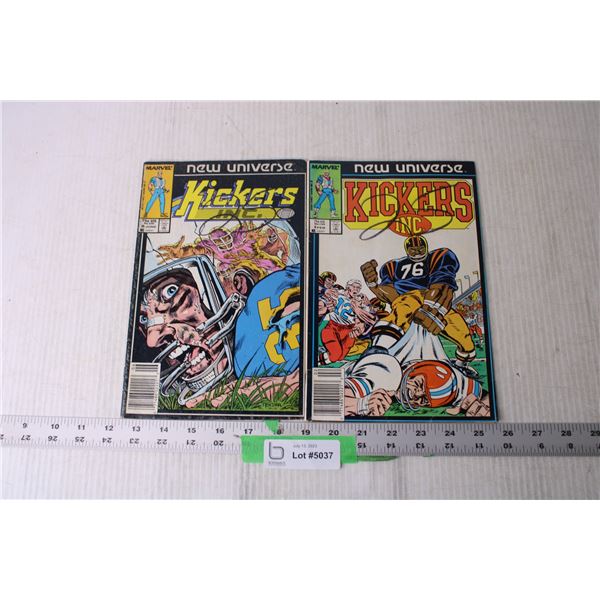 (2) Vintage Kickers Comic Books