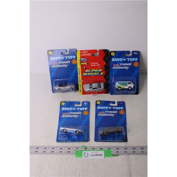 (5) Die Cast Toy Cars (NIB)