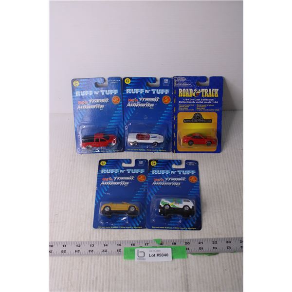 (5) Die Cast Toy Cars (NIB)
