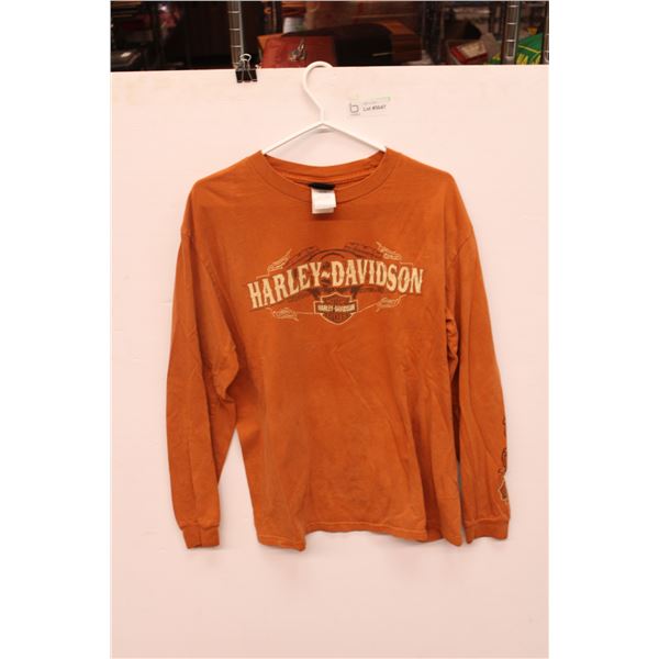 Men's Harley Davidson Long Sleeved Shirt - Size Large