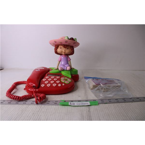 Strawberry Shortcake Phone and Vintage Barbie Stickers