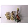 Image 5 : Vintage Dog Lamp Base and Fairy Statues