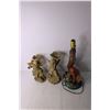 Image 6 : Vintage Dog Lamp Base and Fairy Statues