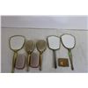 Image 4 : (4) Hair Brush + (3) Handled Mirror
