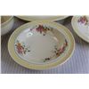 Image 2 : 28-Piece Vintage Floral Dinnerware (One Plate has Chip)