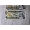 Image 3 : (3) 1973 $1 Canadian Bills