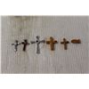 Image 3 : Misc. Christian Jewelry (Crosses, Fish, Cords, Rings)