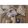 Image 4 : Misc. White, Off-White, Teal, and Blue Jewelry Beads and Craft Pearls
