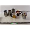 Image 1 : (3) Coors Light Beer Bottle Coolers, Corner Gas Mug, Tim Horton's Mug, Glass with Drink Recipes
