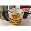 Image 3 : (3) Coors Light Beer Bottle Coolers, Corner Gas Mug, Tim Horton's Mug, Glass with Drink Recipes