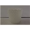 Image 2 : (3) Hobnail Milk Glasses