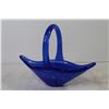 Image 3 : Glass Art Basket Dish