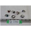 Image 1 : (7) Costume Jewelry Rings