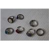 Image 6 : (7) Costume Jewelry Rings