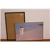 Image 1 : *Black Frame (37" W x 25" L) - Ladies on the Beach Print (36" W x 24")