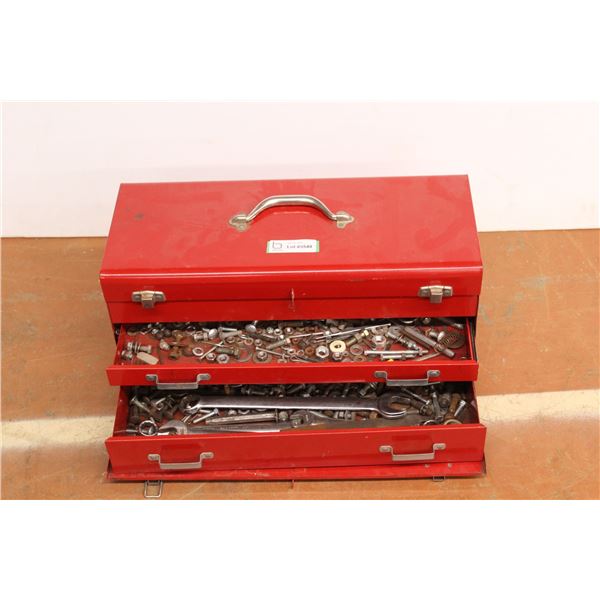 *Metal Tool Box w/Contents