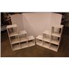 Image 1 : *(2) White Decorative Shelves - 33" x 36"