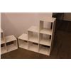 Image 3 : *(2) White Decorative Shelves - 33" x 36"