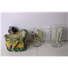 Image 6 : Vintage Glasses, Planter and Misc.