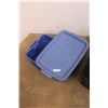 Image 3 : *(2) Plastic Tubs (One with Lid)