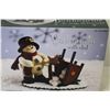 Image 2 : Snowman w/Sled Decoration in Box