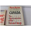 Image 2 : (4) Pierre Berton Books (The Smug Minority, Hollywood's Canada, The Wild Frontier, Starting Out)