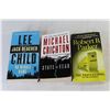Image 5 : (7) Books - Suspense - Mystery - Murder - (2) Wood Blocks w/Sayings