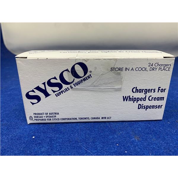 Sysco Chargers for Whipped Cream Dispenser (24 chargers)