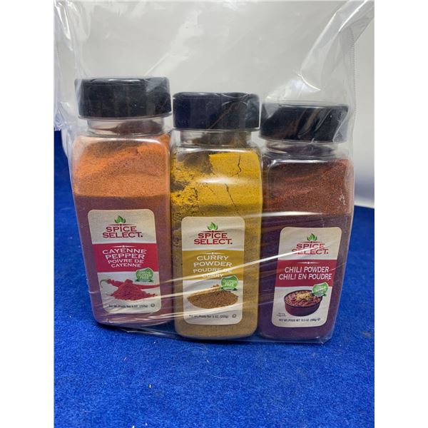 Lot of Spice Select Spices (3ct)
