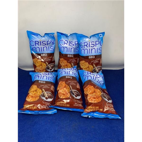 Crispy Minis BBQ Brown Rice Chips (6 x 100g)
