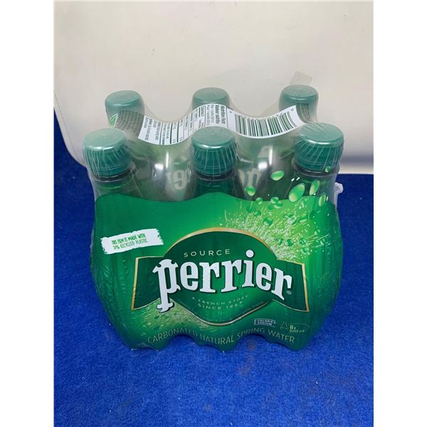 Perrier Carbonated Natural Spring Water (6 x 500ml)